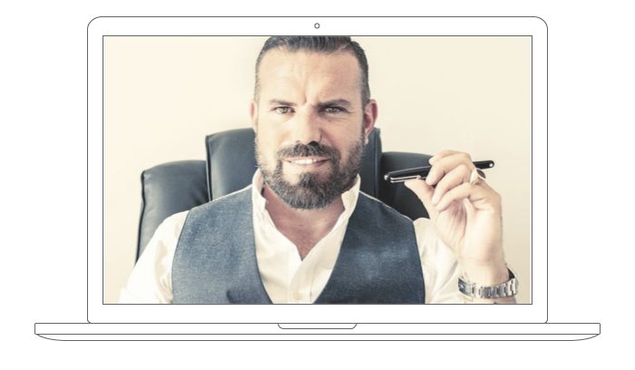 Gerry Grassi durante una consulenza online