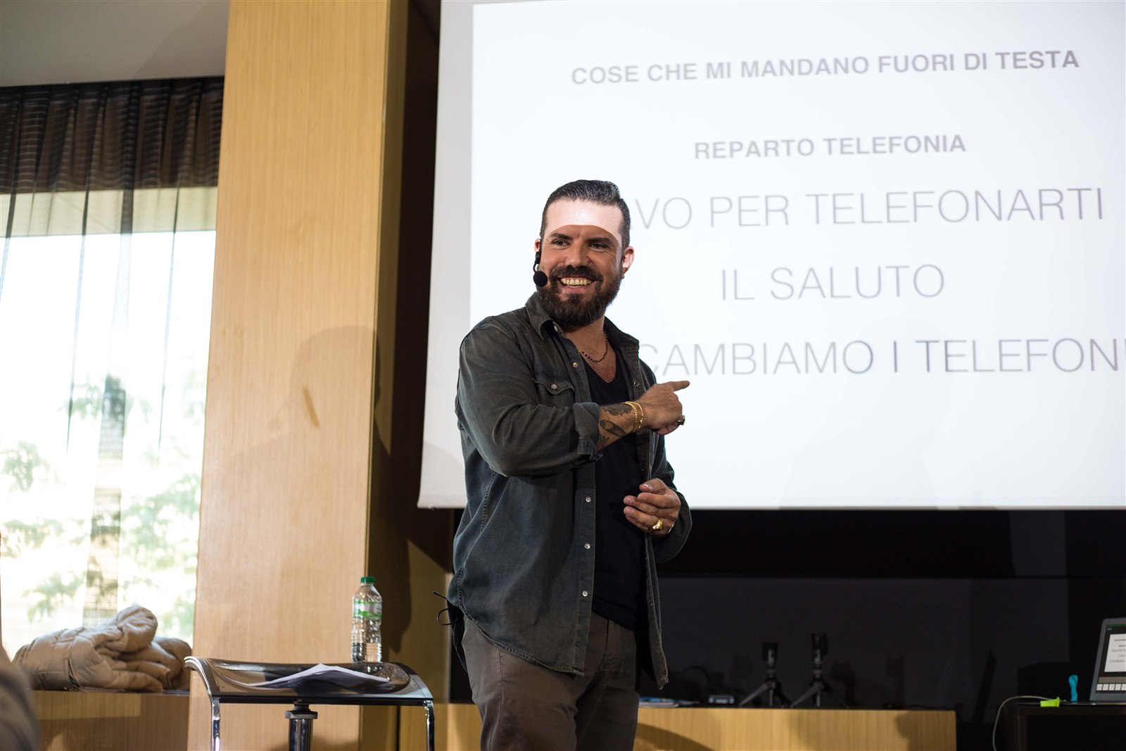 Gerry Grassi durante un intervento agli Acceleratori della crescita personale