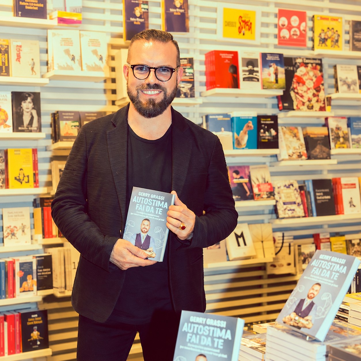 Gerry Grassi durante un evento