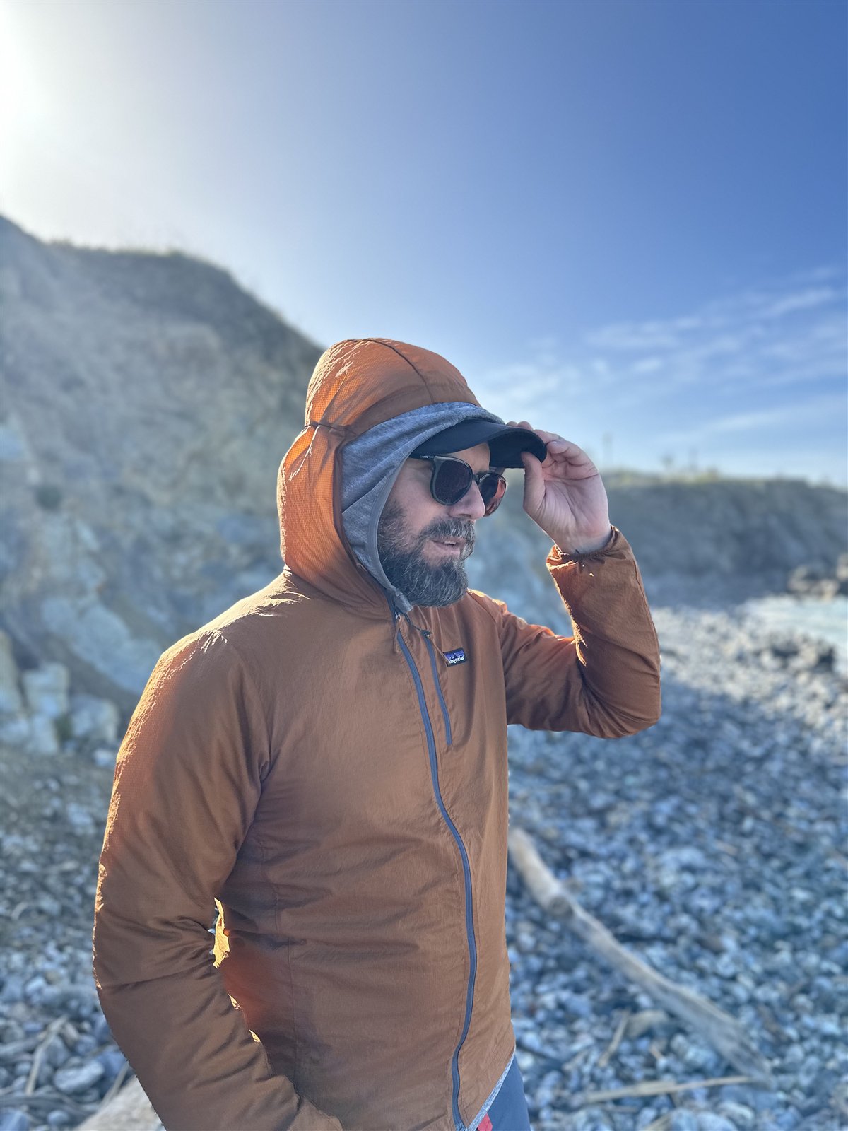 Gerry Grassi durante un'escursione in montagna